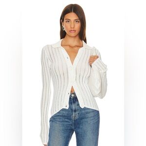 Revolve L'Academie x Marianna Olivie Cardigan in Ivory
